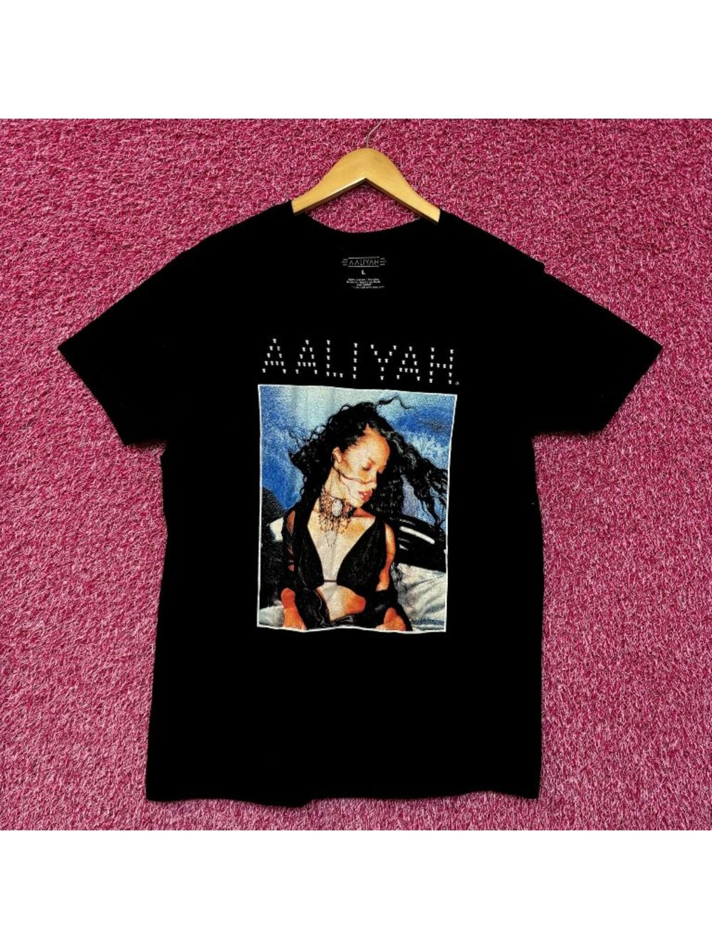 Aaliyah Age Aint Nothing but a Number New Jack Swing Tee L
